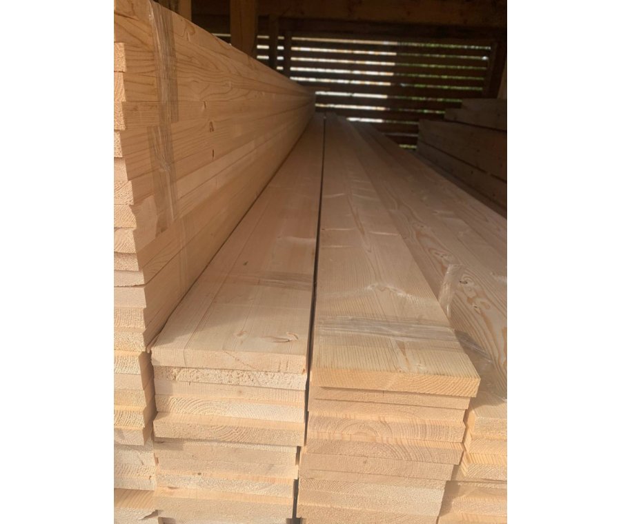 Доска  сухая строганная 20х120х6000